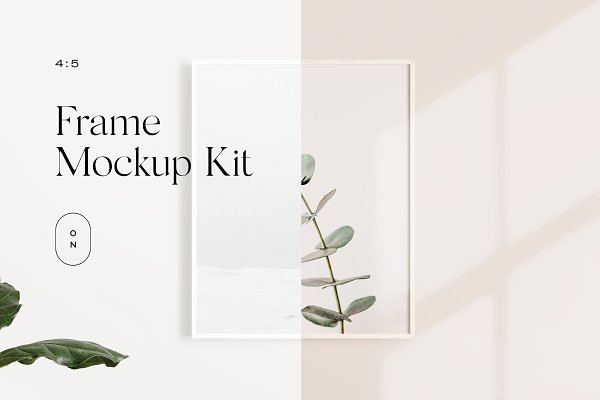 Download 4:5 Frame Mockup Kit