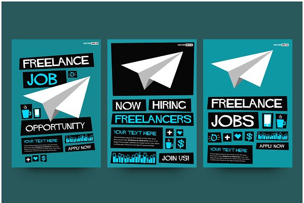 Download Freelance Job Hiring Poster Template