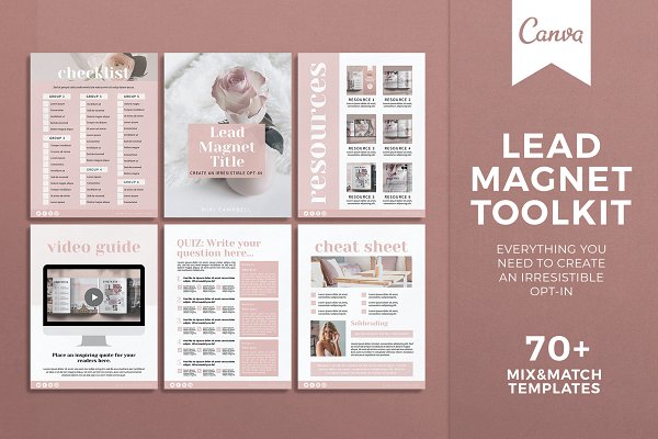 Download Lead Magnet Canva Template Toolkit