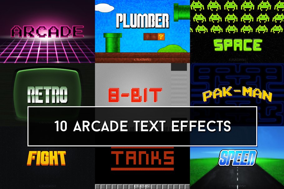 Download Arcade Text Effects