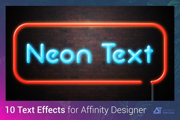 Download Neon Text Effect Affinity Designer