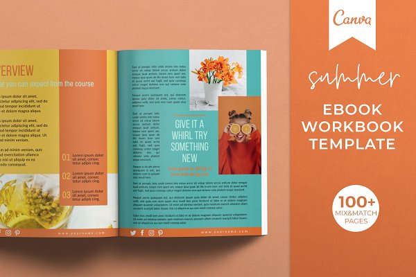Download Canva Template for Ebook Workbook