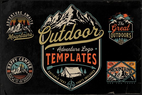 Download Outdoor Adventure Logo Templates