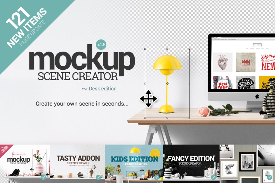 Download Mockup Scene Creator - Desk edition