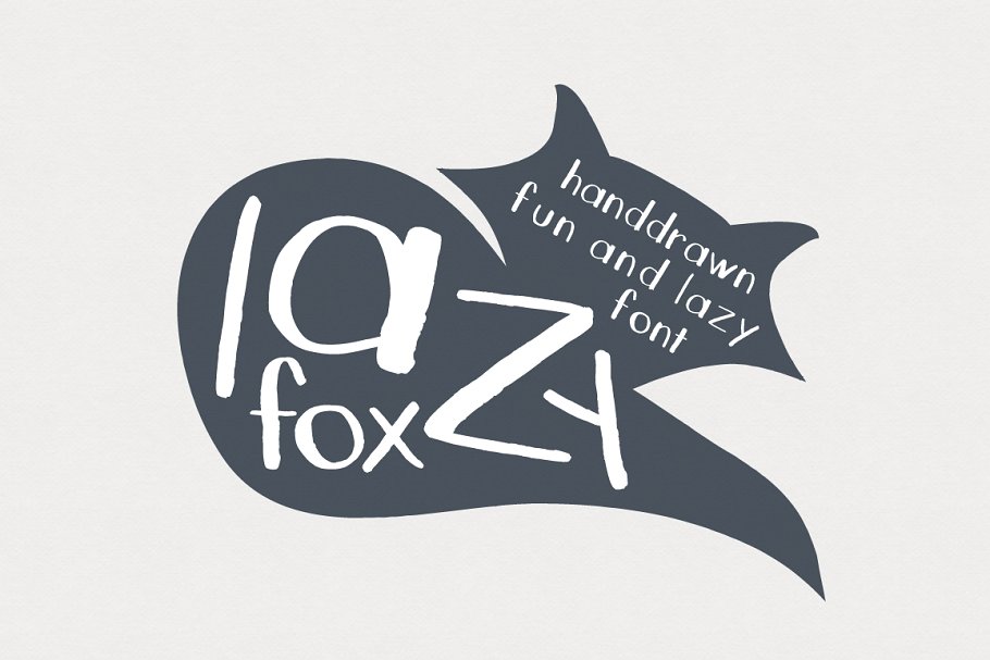 Download LazyFox Hand Drawn Font