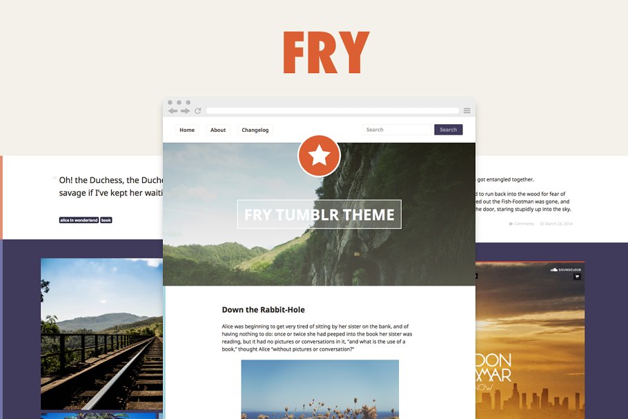 Download Fry – Responsive TUMBLR Theme