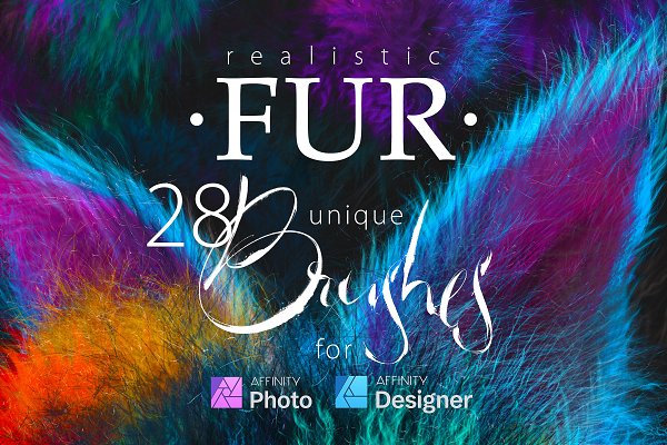 Download Realistic FUR Brushes for Affinity