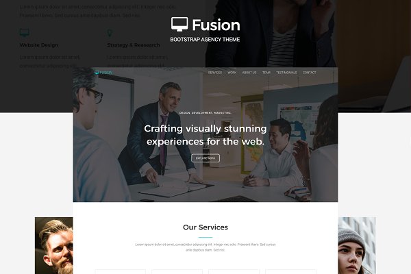 Download Fusion - Bootstrap Agency Theme