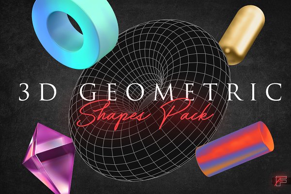 Download 3D Geometric Shapes Pack