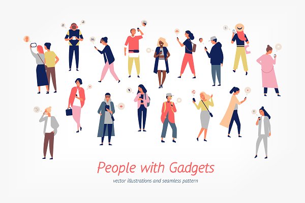 Download People with gadgets