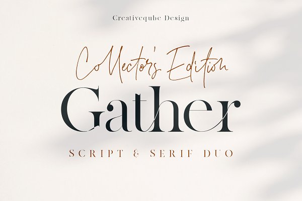 Download Gather Collector's Edition Font Duo
