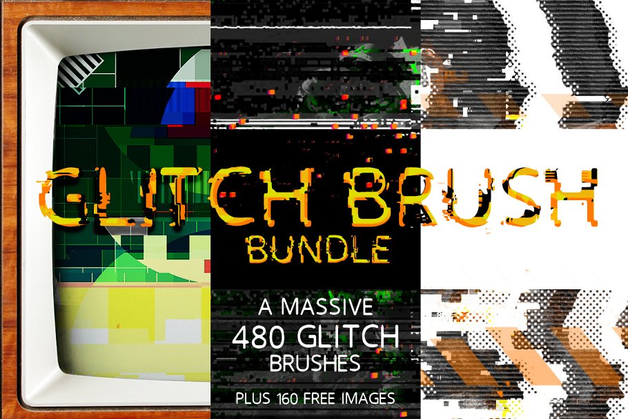 Download Glitch Brush Bundle