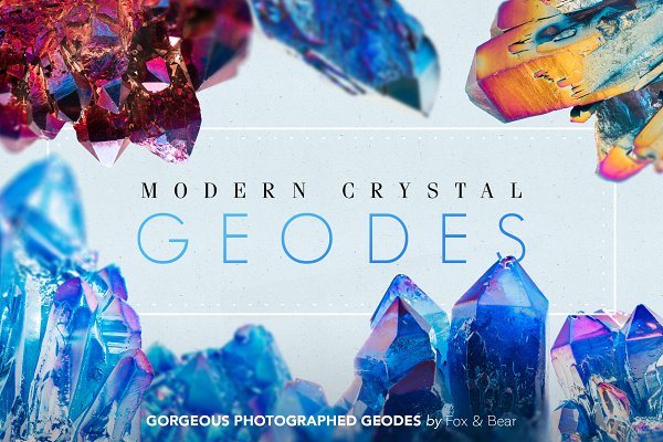 Download Modern Geode Gem Crystals