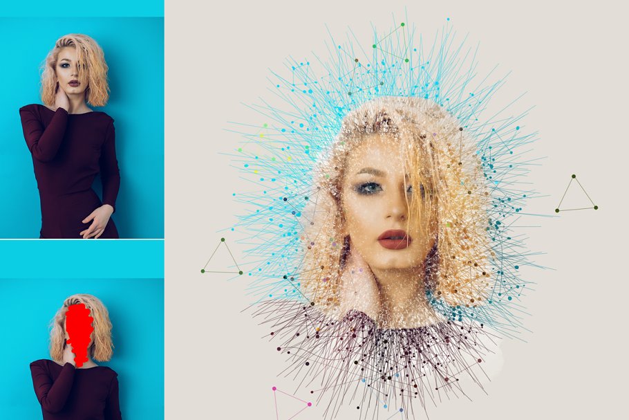 Download Geometric Effect Photoshop Action