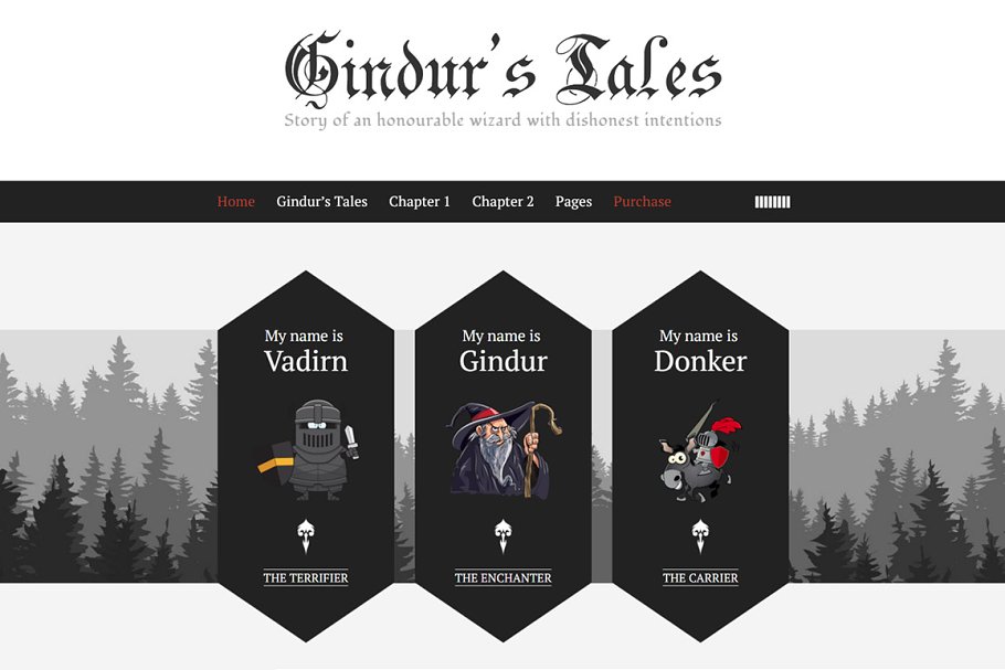 Download Gindur - Medieval WordPress Theme