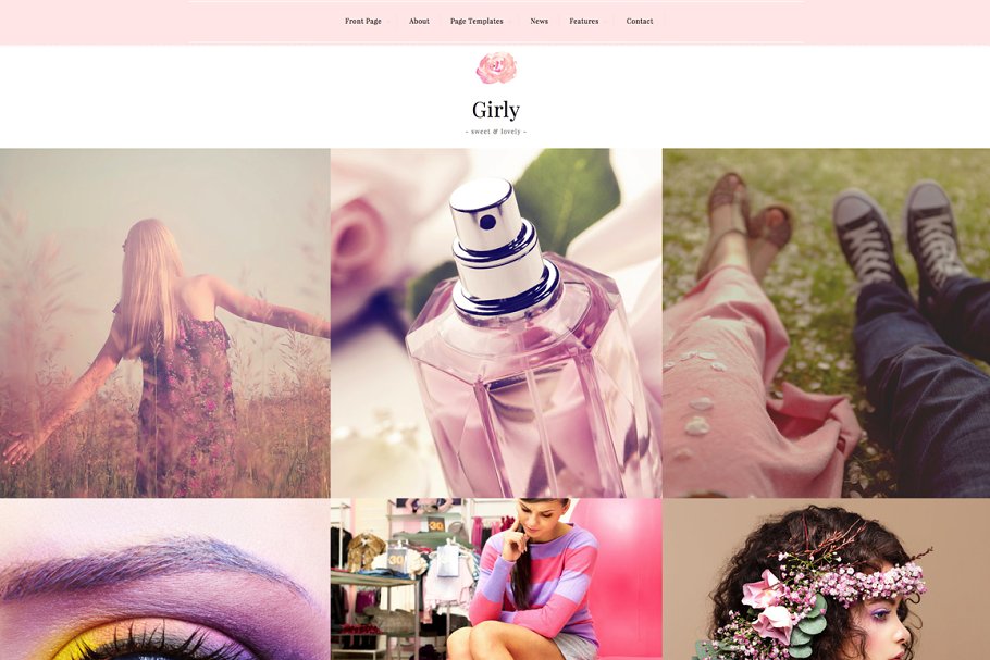 Download Girly - Feminine WordPress Theme