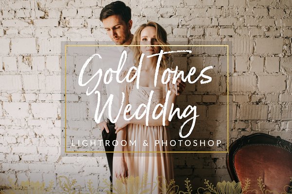 Download Gold Film Toned Wedding Presets
