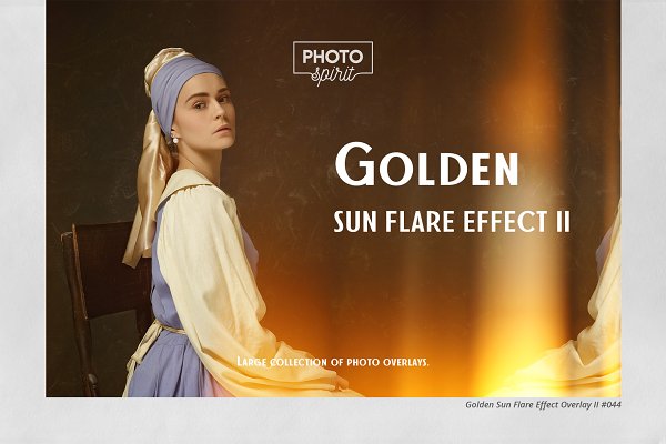 Download Golden Sun Flare Overlay Effect II
