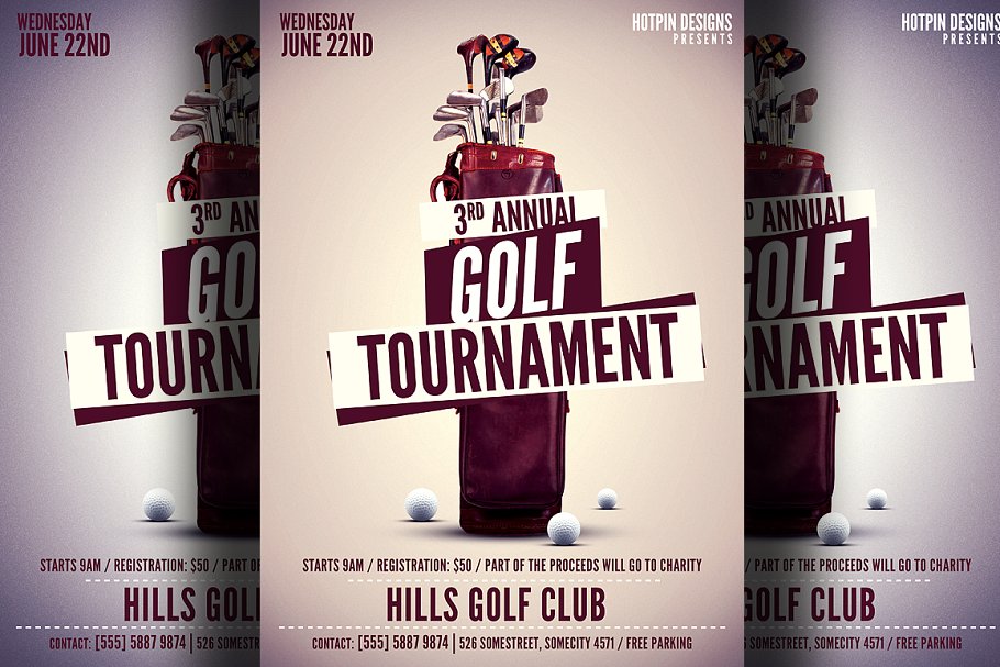 Download Golf Tournament Flyer Template