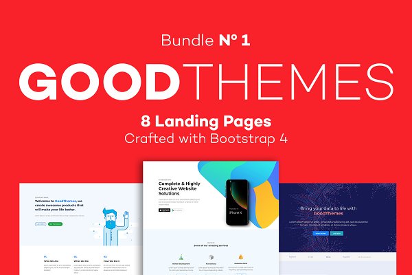 Download GoodThemes - Landing Pages Bundle 1