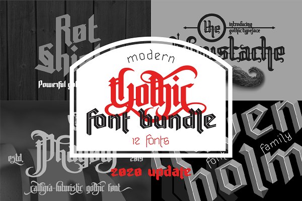 Download Gothic font bundle 2020 update