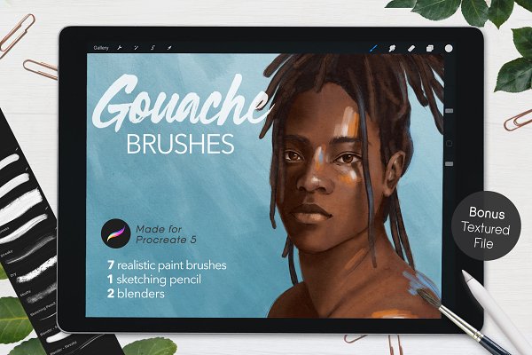 Download Ultimate Gouache Brushes • Procreate