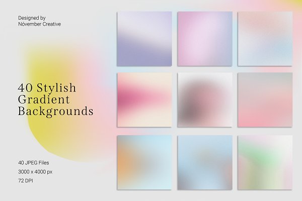 Download 40 Gradient Backgrounds