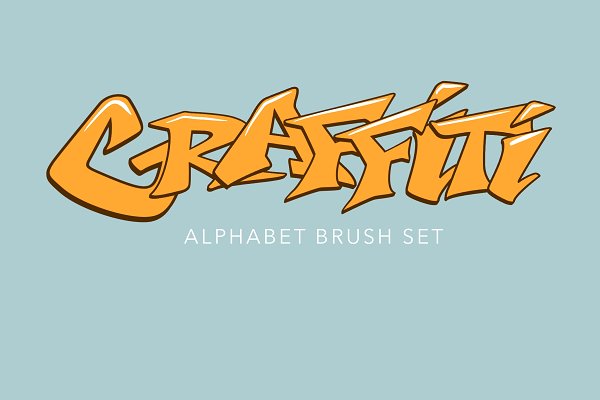 Download Graffiti Alphabet Procreate Brushes