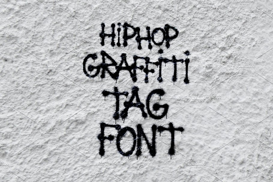 Download Hip Hop Graffiti Tag Spray Font
