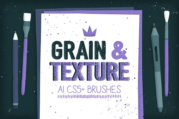 Download AI grain & texture brushes