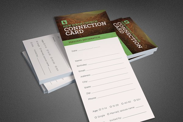 Download Growing Church Connection Card