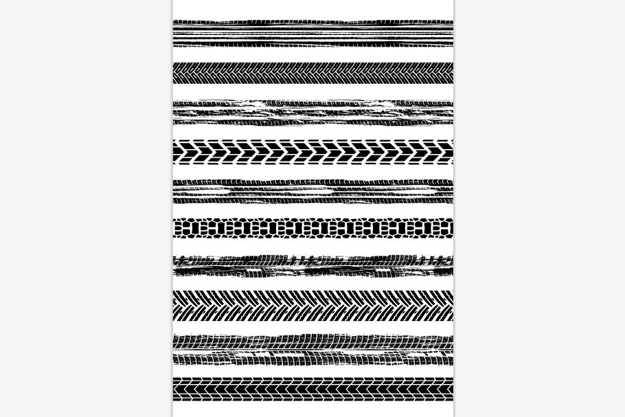 Download Seamless tire marks brushes