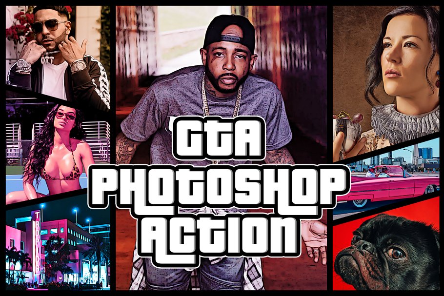 Download GTA Photoshop Action