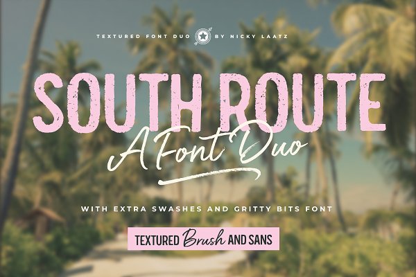 Download South Route Font Duo & Extras
