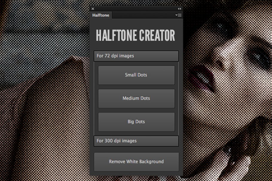 Download Halftone Creator Photoshop Plugin