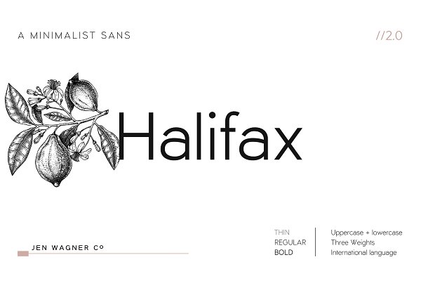 Download Halifax -UPDATE! | A Minimalist Sans