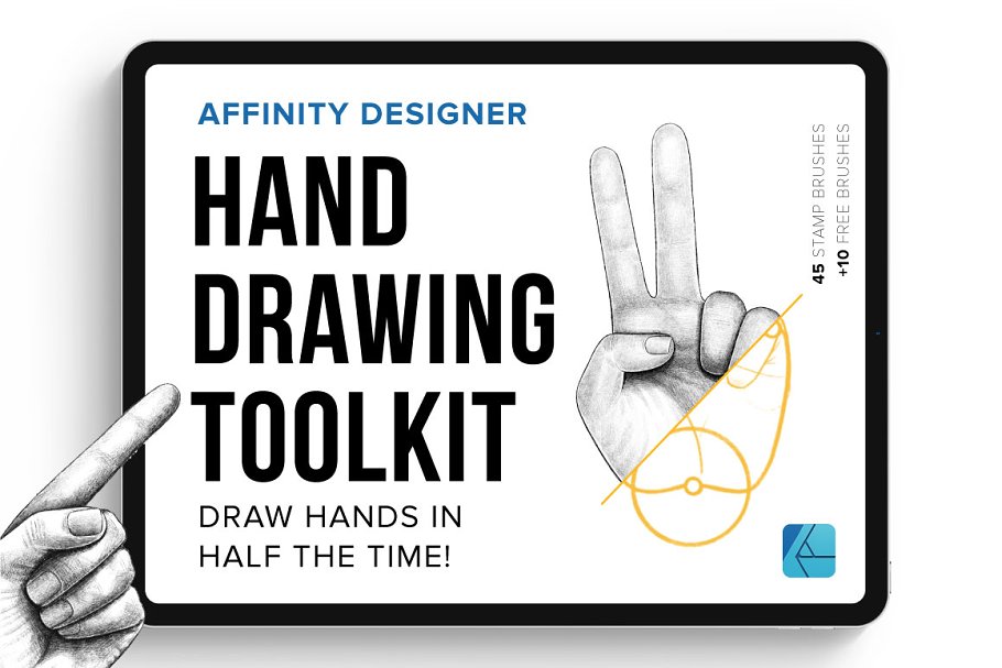 Download Hand Drawing Toolkit for Affinity