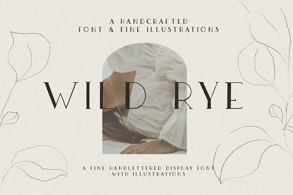 Download Wild Rye Hand Lettered Display Font