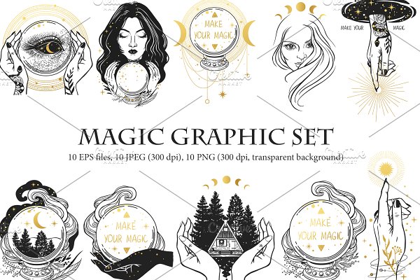 Download Magic graphic set
