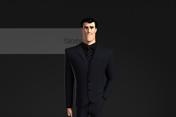 Download Harvey Stylized Male Character