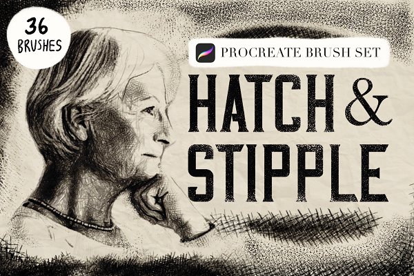 Download Hatch & Stipple Procreate Brushes