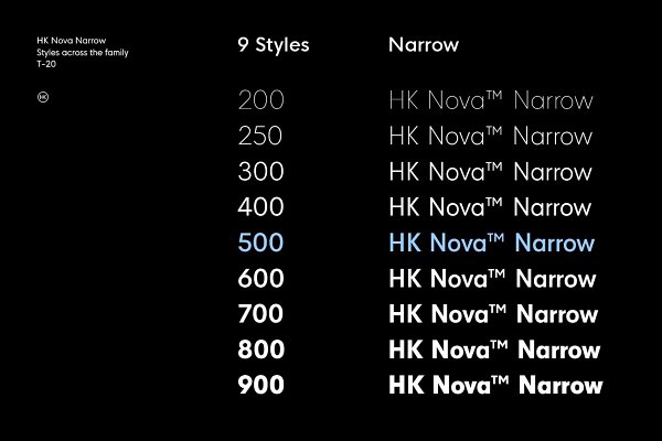 Download HK Nova Narrow