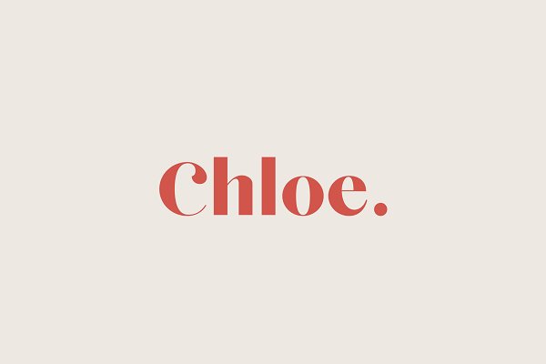 Download Chloe - A Classic Typeface