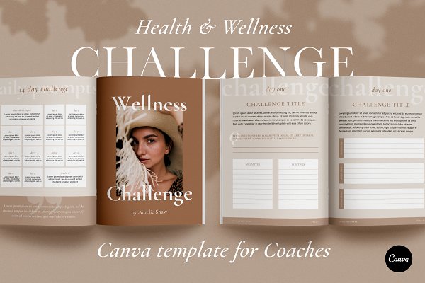 Download Wellness Challenge Creator | CANVA