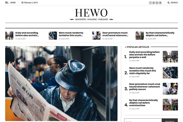 Download HelloWorld -Magazine WordPress Theme