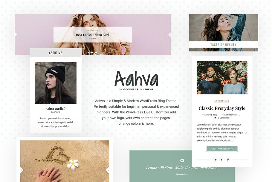 Download Aahva - WordPress Blog Theme