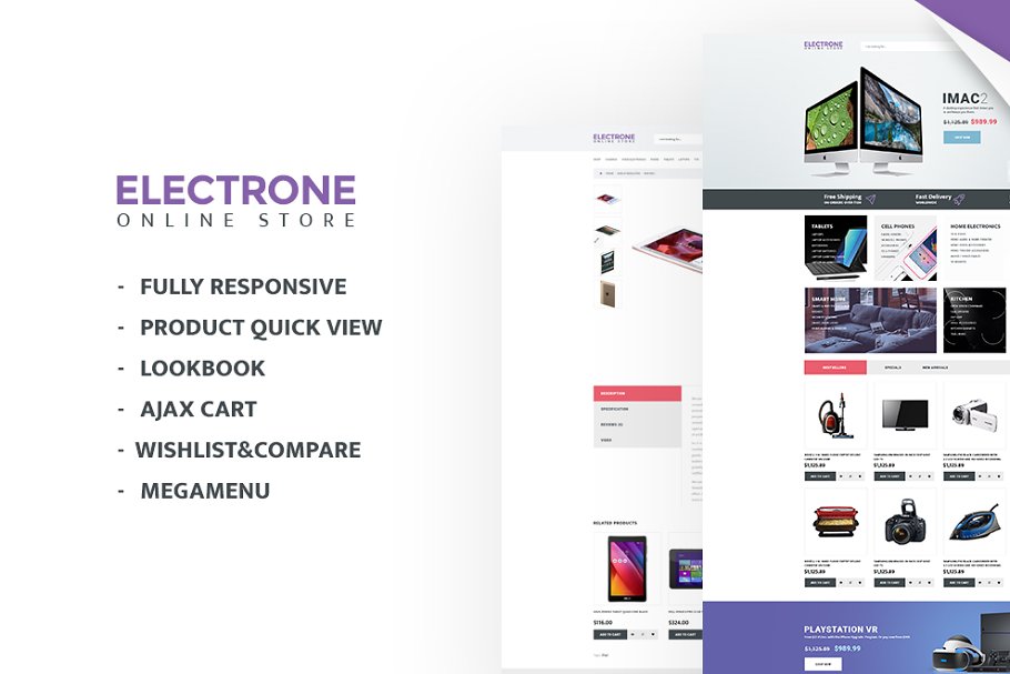 Download Electronics Store Responsive OpenCar