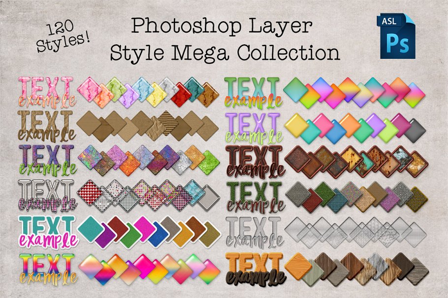 Download Mega Photoshop Style Collection