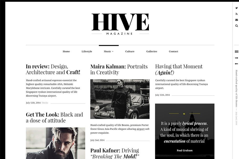 Download HIVE - A Magazine-Style Theme
