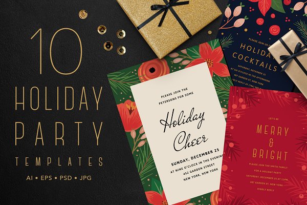 Download HOLIDAY PARTY TEMPLATES